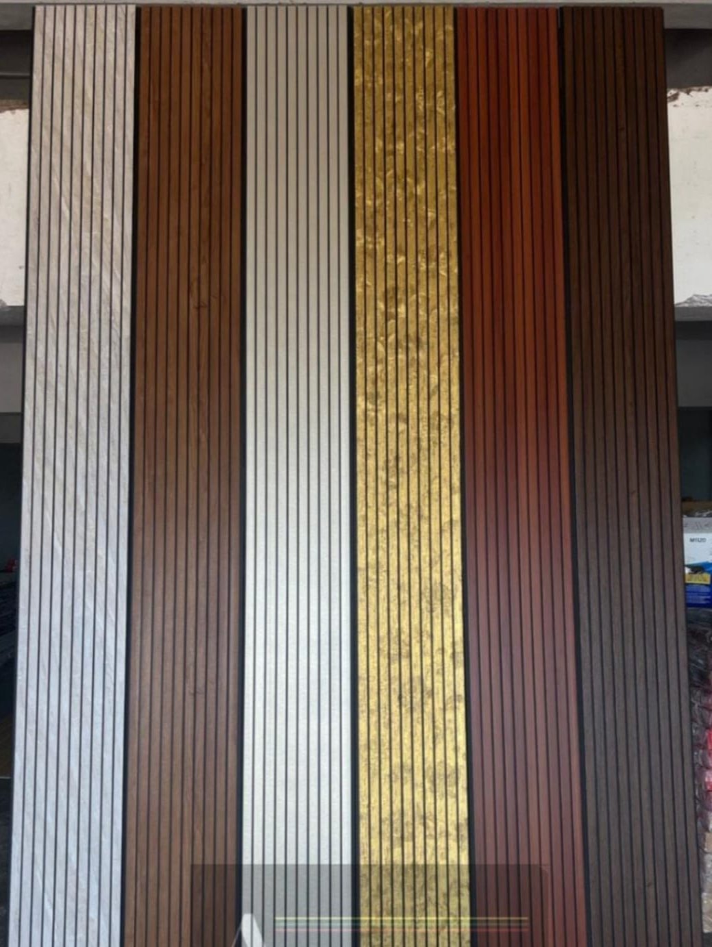 Charcoal Fluted PVC Panel